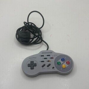 OEM Gray Asciiware asciiPad Super Nintendo Turbo SNES Wired Controller 4900